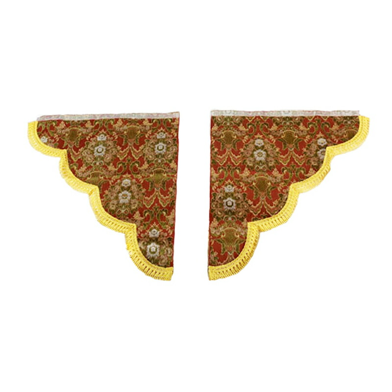 楽天市場】金華山 三角型サイドカーテン 花かご Lサイズ (750x750