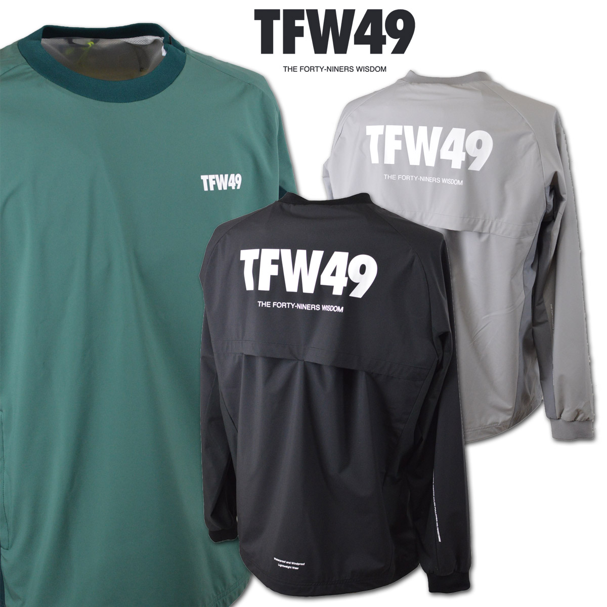 楽天市場】TFW49 スニード メンズ 春夏用 黒 グレー グリーン M L