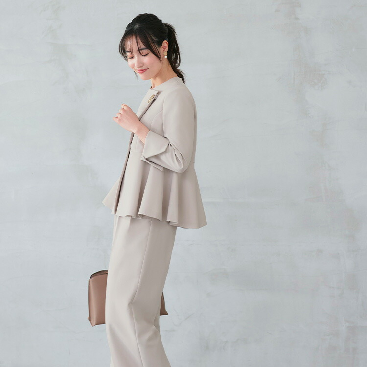 楽天市場】2026春新作 レディース セットアップ ママスーツ パンツ