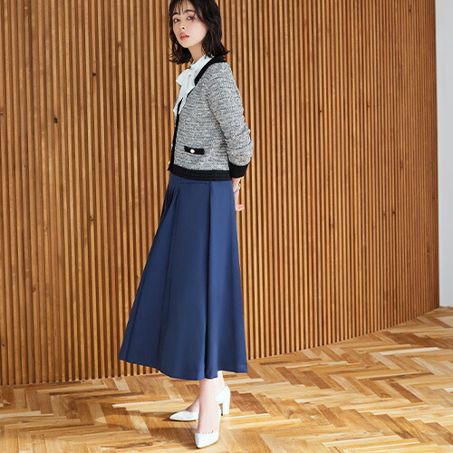 楽天市場】レディース ボトムス ロングスカート フレアスカート