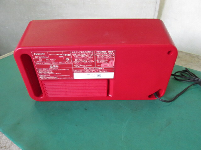 楽天市場】パナソニック コンパクトセラミックファンヒーター(赤) I