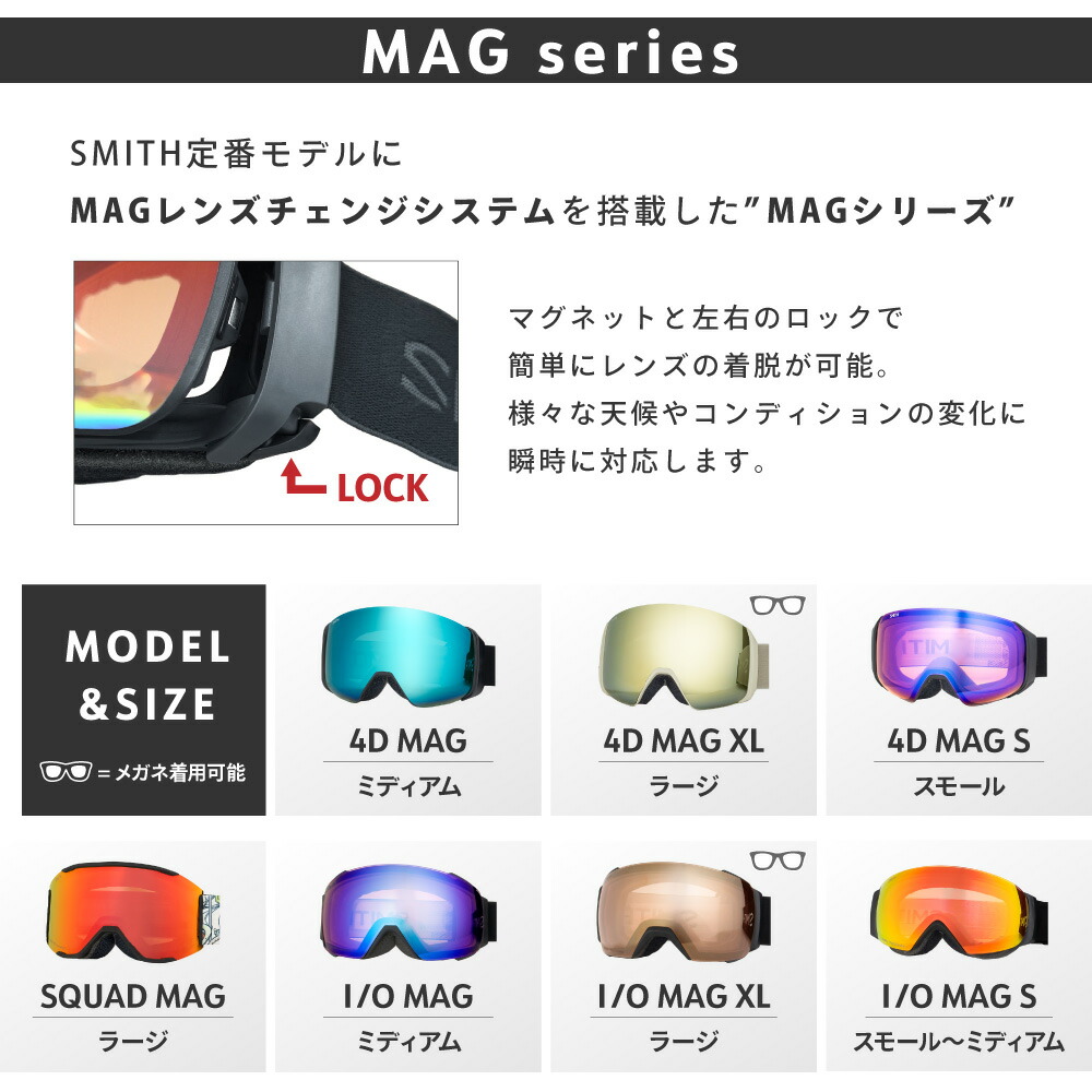 楽天市場】【訳あり】 スミス I/O MAG S ゴーグル 交換レンズ SMITH