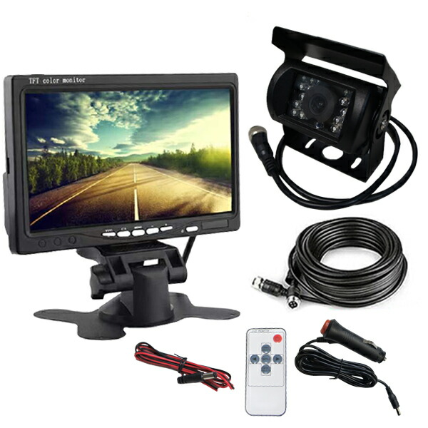 楽天市場】本州一律送料無料 有線バックカメラ モニター セット