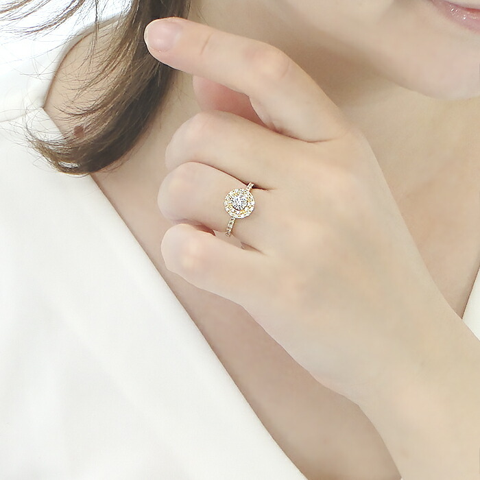 楽天市場】K18YG【0.85ct】ダイヤモンド リング送料無料 代引手数料