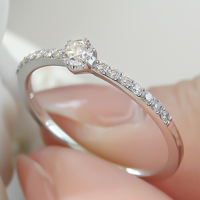 楽天市場】pt900【0.20ct】ダイヤモンド リング プラチナ PT プラチナ