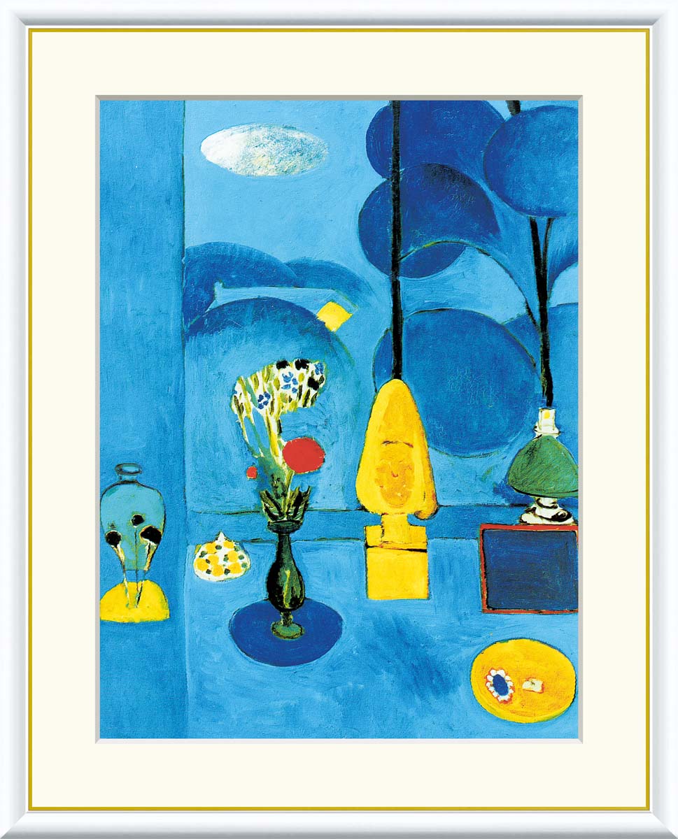 楽天市場】【スーパーSALE10％OFF】10年保証 名画 油絵 青い窓 アンリ