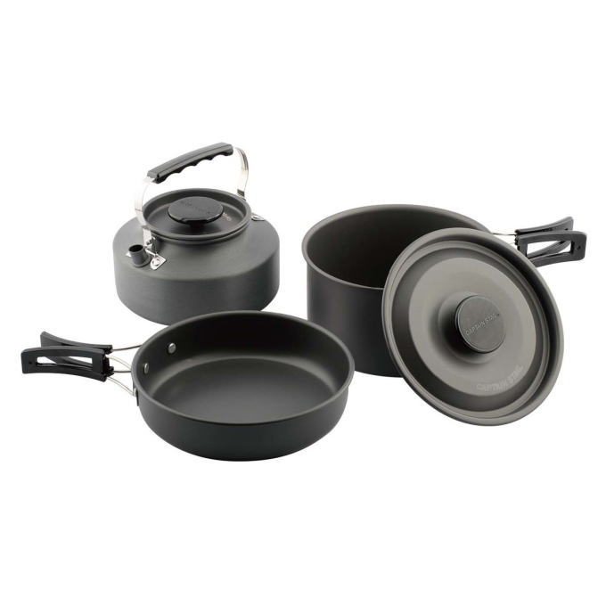 楽天市場】アルミ キャンプクッカーセット 小型 キャンプ クッカー