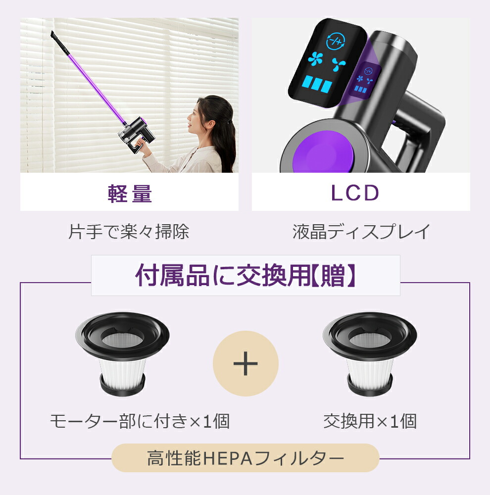 楽天市場】【先着50枚クーポンで4,980円】 掃除機 コードレス 30000Pa