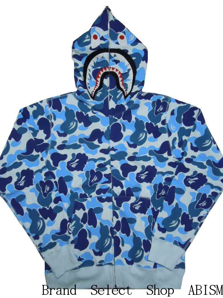 楽天市場】A BATHING APE(エイプ)ABC CAMO SHARK FULL ZIP HOODIE