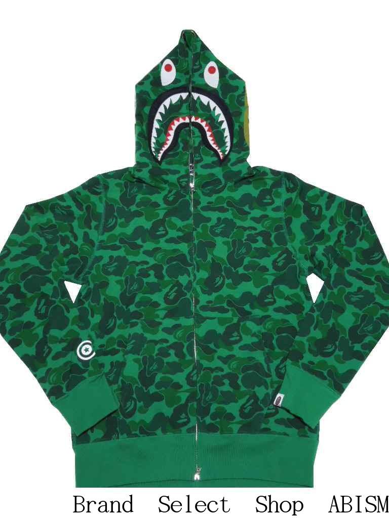 楽天市場】A BATHING APE(エイプ)SHIBUYA CAMO SHARK FULL ZIP HOODIE