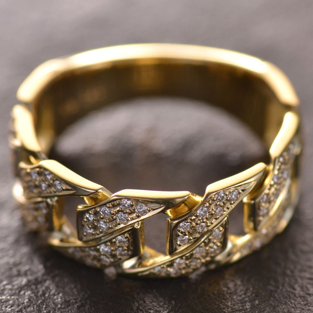 楽天市場】【ポイント10倍☆23:59まで!】指輪 メンズリング K18 18K 18