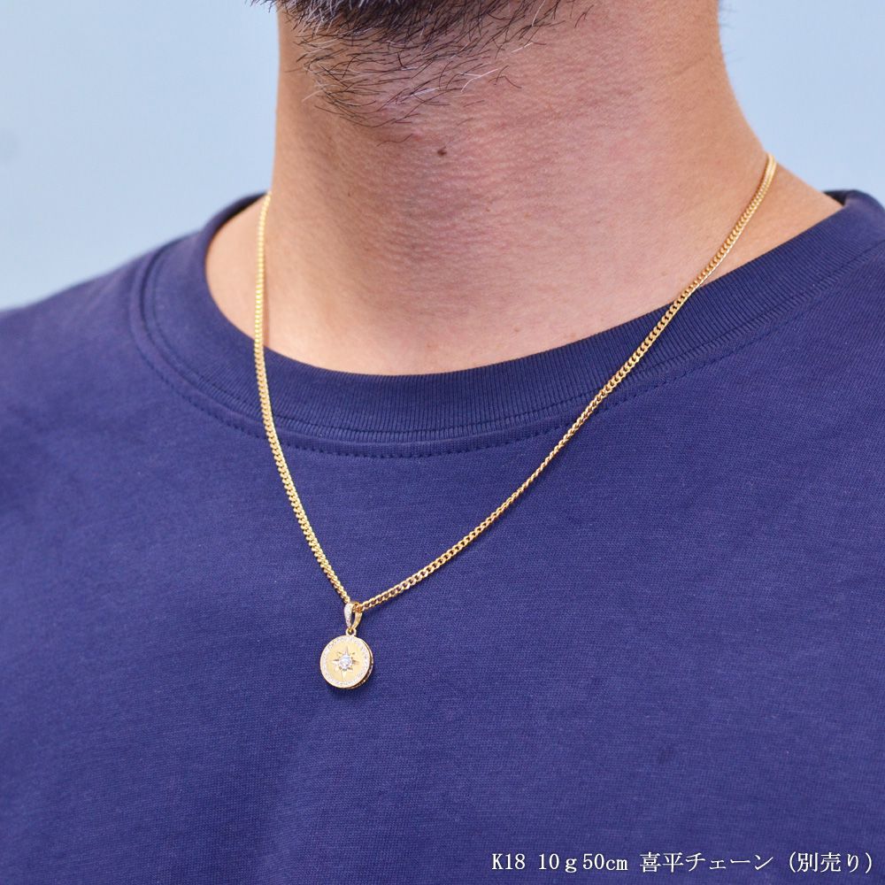 楽天市場】【ポイント10倍☆23:59まで!】ペンダントトップ メンズ 18金