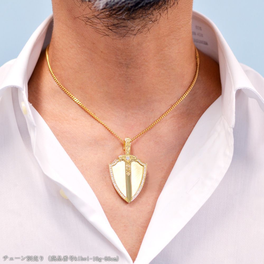 楽天市場】ペンダントトップ メンズ 18金 K18 18K ゴールド