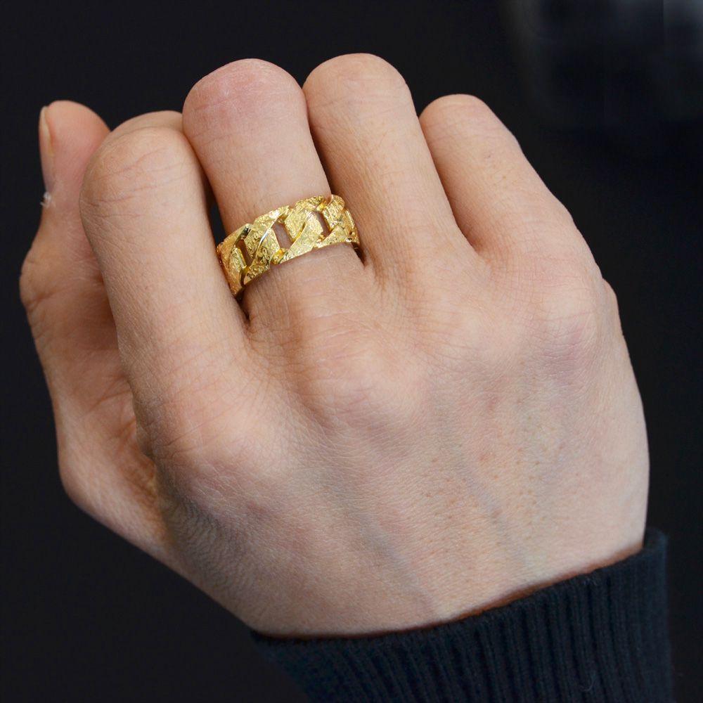 楽天市場】K18 喜平 リング 18金 メンズ 喜平リング 指輪 ゴールド