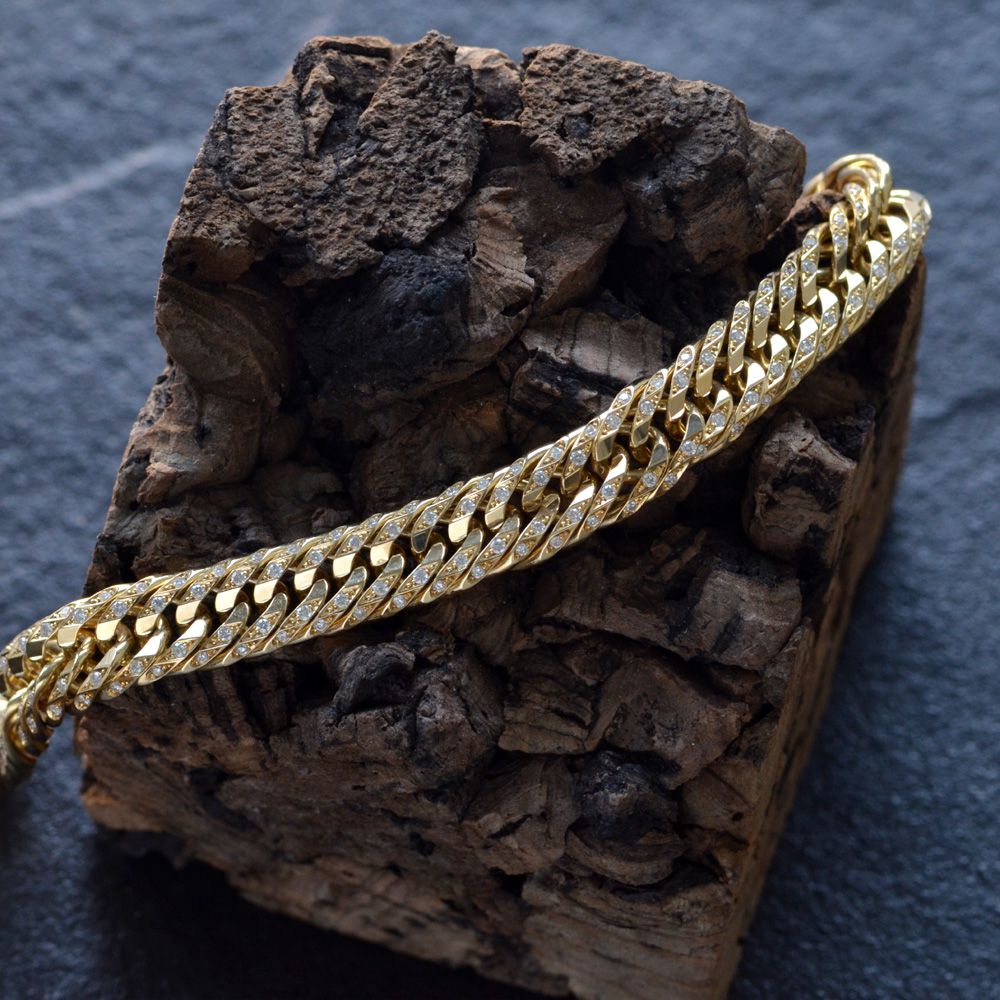 楽天市場】喜平 ブレスレット 18金 ダイヤモンド K18 ゴールド 18K
