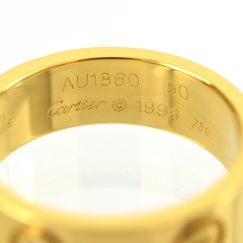 楽天市場】カルティエ ラブリング 18金 指輪 レディース K18YG
