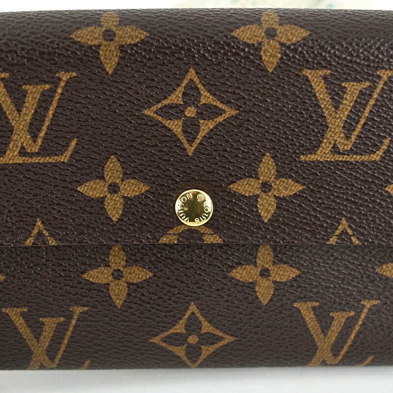 楽天市場】ルイヴィトン 長財布 ポルトフォイユ・サラ M61734