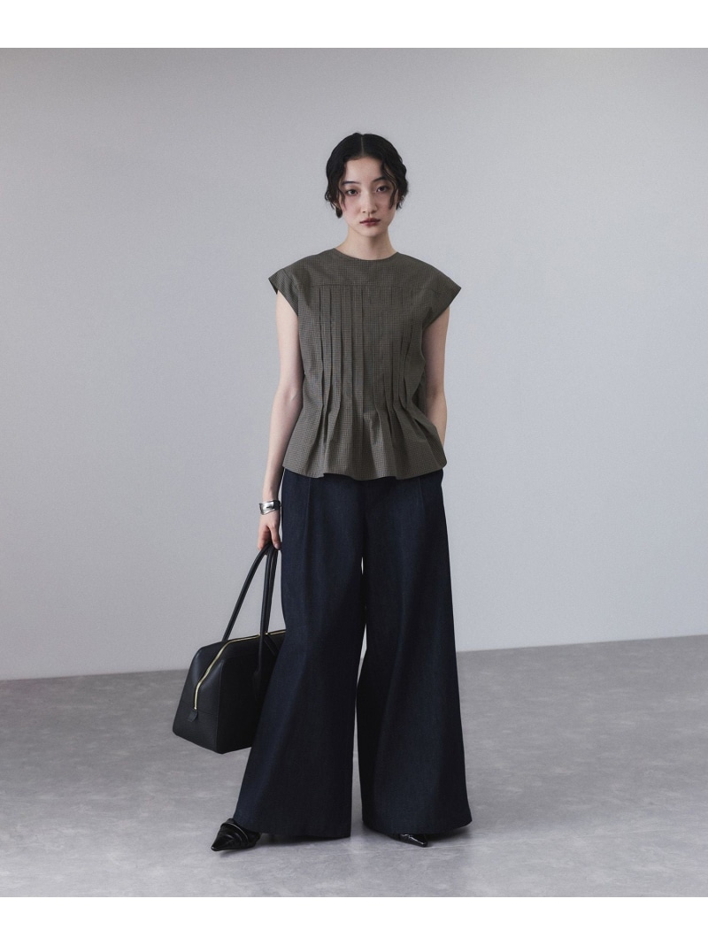 楽天市場】【サステナブル】タックフレアジレブラウス ADAM ET ROPE