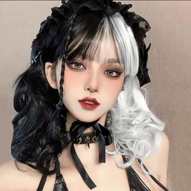 楽天市場】ウィッグ コスプレ ハロウィン 黒白魔女 ショート かつら