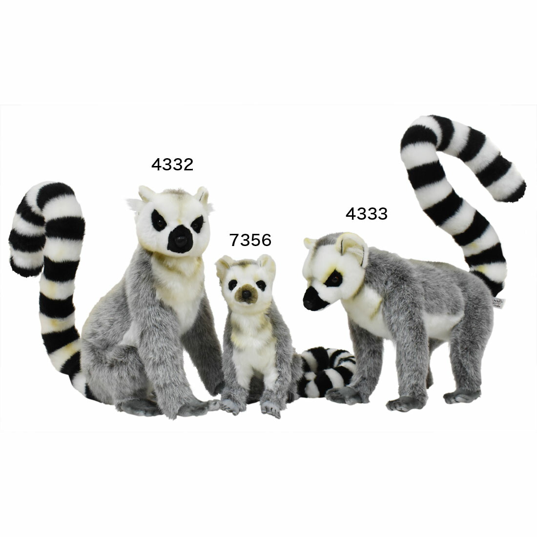 楽天市場】HANSA キツネザル54 H54(cm) 4332 ぬいぐるみ ハンサ