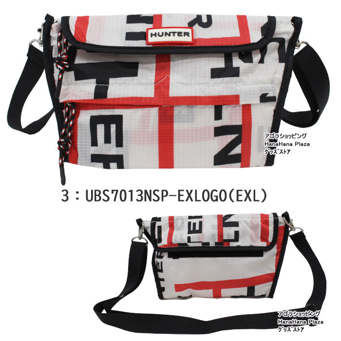 楽天市場】ハンター HUNTER バッグ ショルダーバッグ UBS7013KBM 斜め