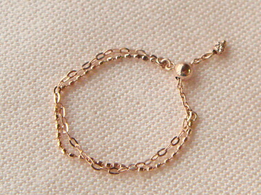 楽天市場】美しい手元を作る！ K18 ゴールド 2連 チェーンリング