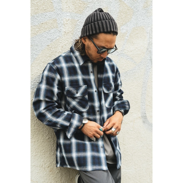 楽天市場】BIG MIKE ネルシャツ オンブレ HEAVY FLANNEL SHIRTS 50's