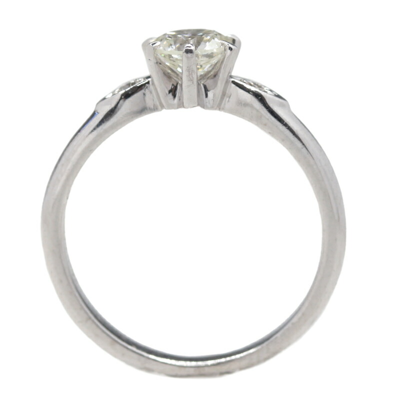 楽天市場】メインダイヤモンド 0.497ct (L I1) リング 7.5号 PT900