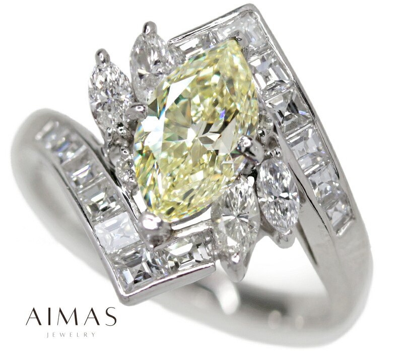 楽天市場】イエローダイヤモンド 1.758ct (VERY LIGHT YELLOW VVS2