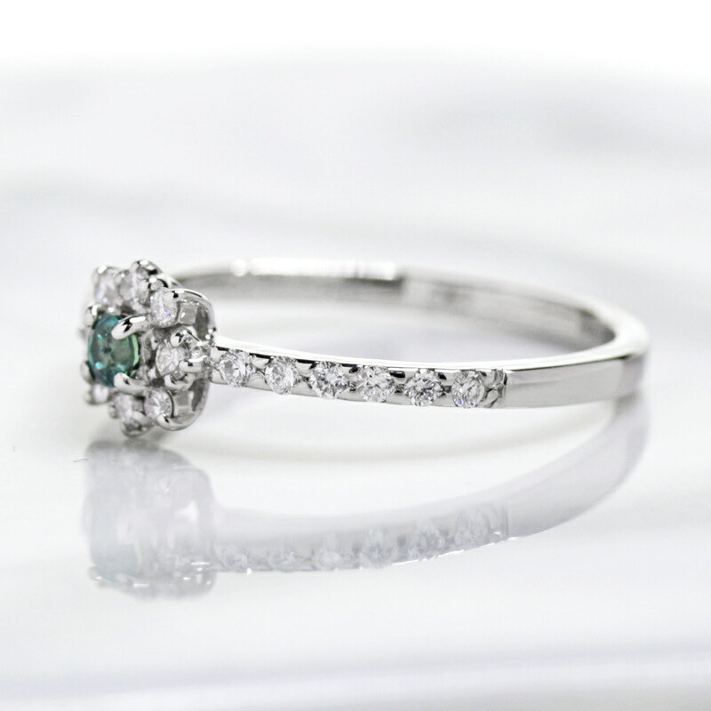 楽天市場】【ｾｰﾙ】アレキサンドライト 0.08ct リング 12号 PT900