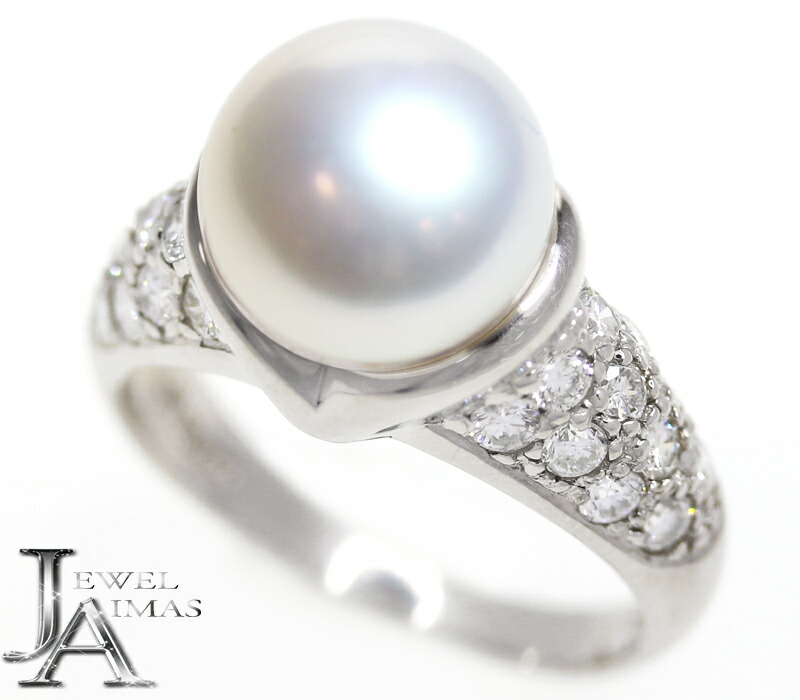 楽天市場】【TASAKI】 田崎真珠 タサキ 白蝶真珠 10mm リング 12号