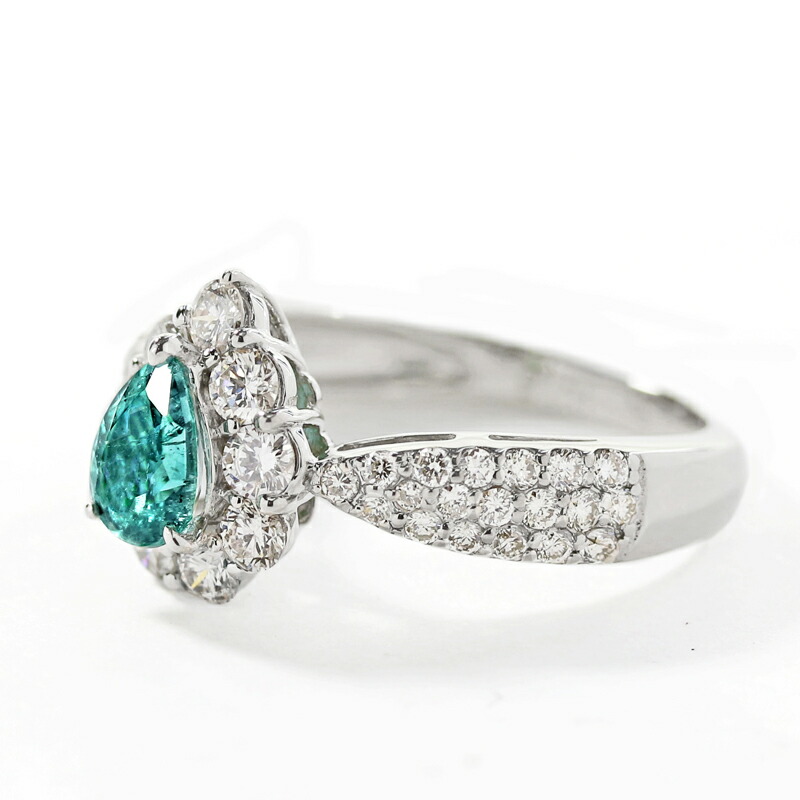 楽天市場】【ｾｰﾙ】ブラジル産パライバトルマリン 0.48ct リング PT900