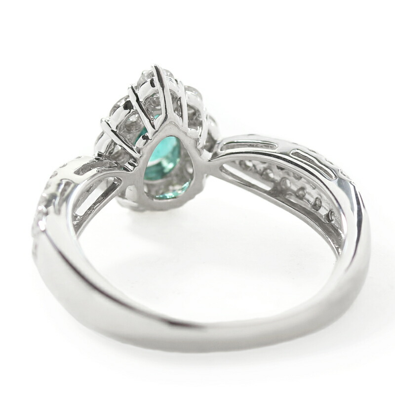 楽天市場】【ｾｰﾙ】ブラジル産パライバトルマリン 0.48ct リング PT900