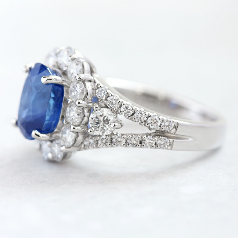 楽天市場】スリランカ産非加熱コーンフラワーブルーサファイア 2.88ct