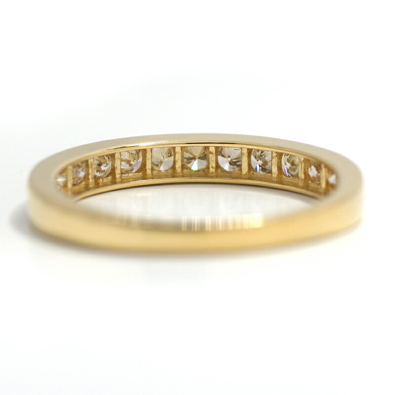 楽天市場】ダイヤモンド 0.5ct リング 13号 K18YG イエローゴールド 18