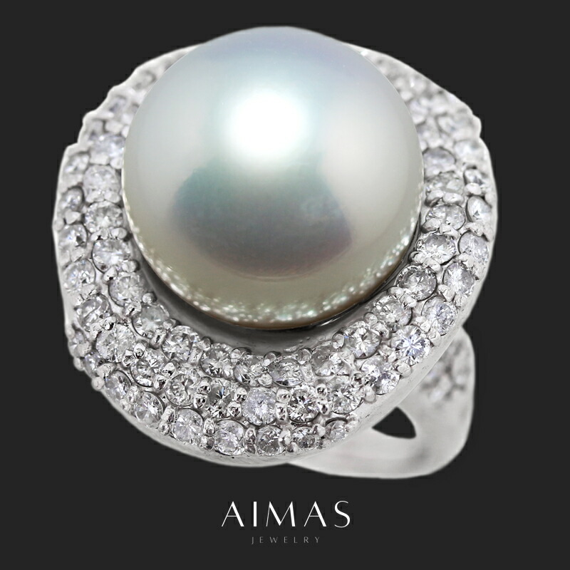 楽天市場】【ｾｰﾙ】【オーロラフェニックス】 白蝶真珠 約15.5mm リング