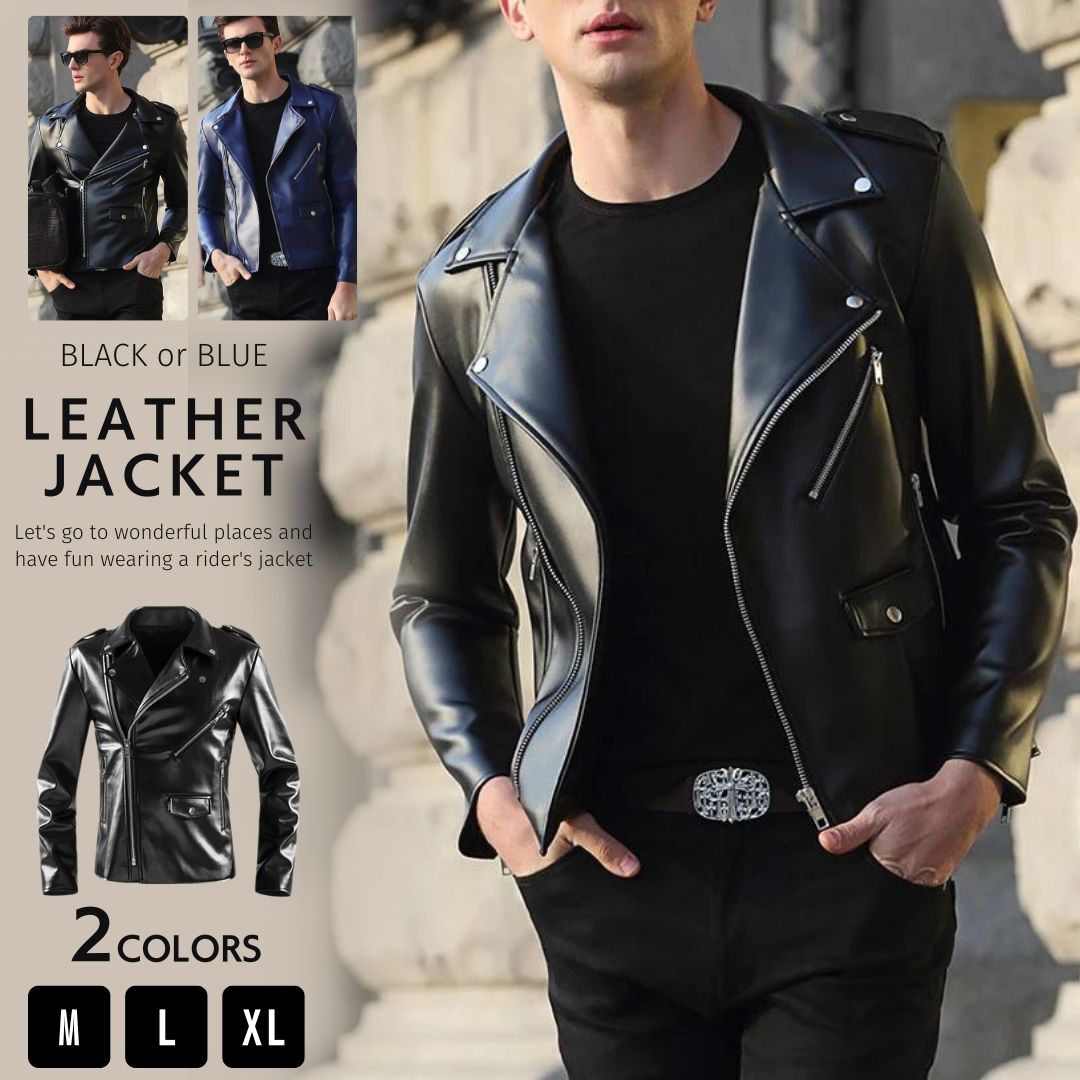 楽天市場】【在庫限り】【人気商品】 レザージャケット バイカー 光沢