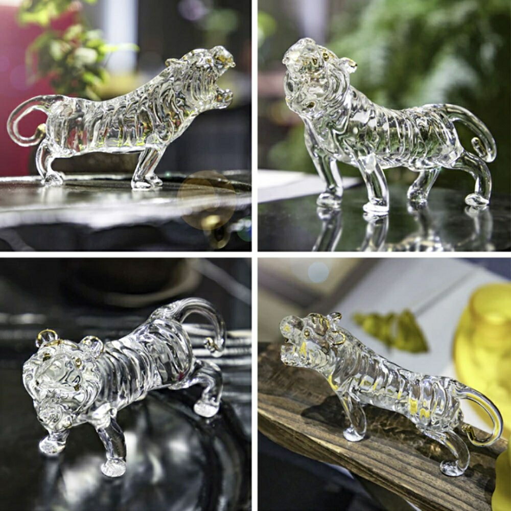 楽天市場】【楽天1位6冠達成】風水 虎 クリスタルガラス トラ 置物