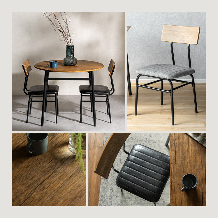 楽天市場】ダイニングテーブルセット 2人 3点セット 2人掛け