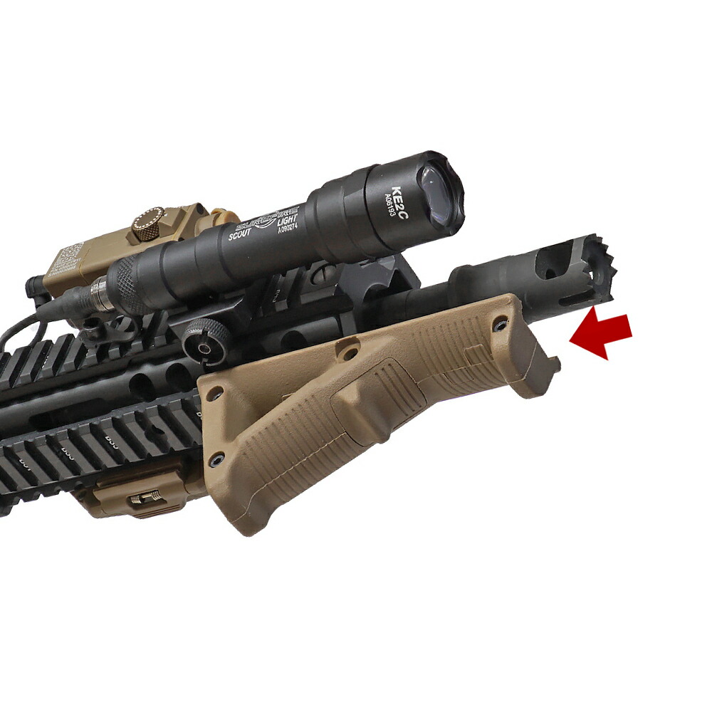 楽天市場】【 MP 製】 20mmレイル 対応 MAGPULタイプ AFG 2 アングルド