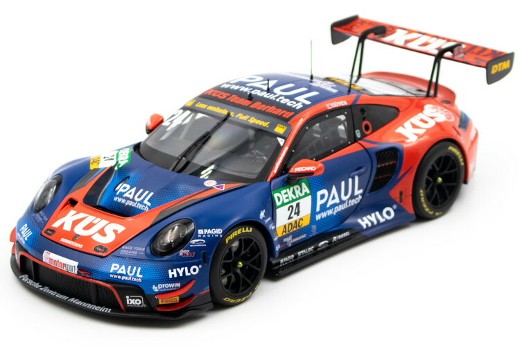 楽天市場】ミニチャンプス 1/18 ポルシェ 911 GT3 R #24 DTM 2023 KUS