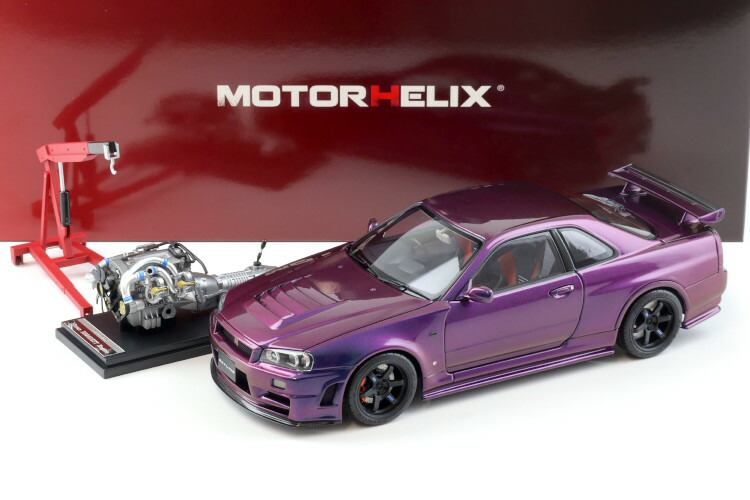 楽天市場】モーターヘリックス 1/18 日産 スカイライン GT-R R34