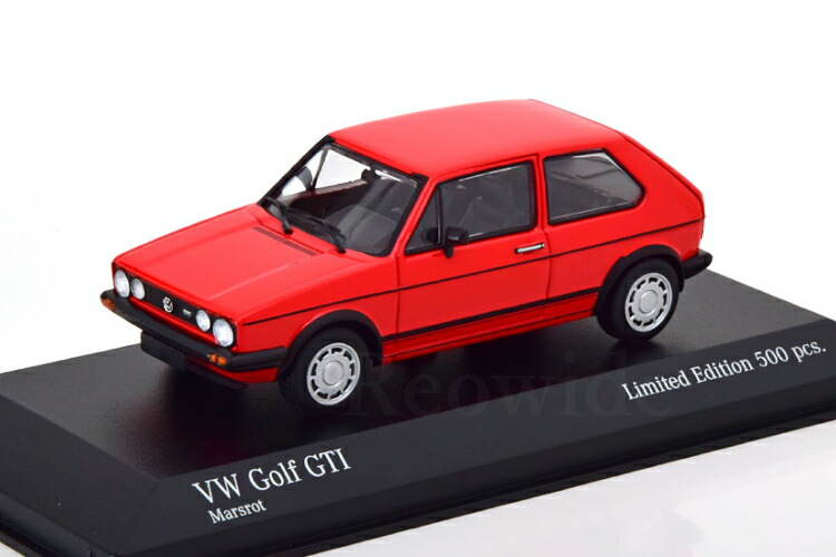 楽天市場】ミニチャンプス 1/43 フォルクスワーゲン ゴルフ 1 GTI 1983