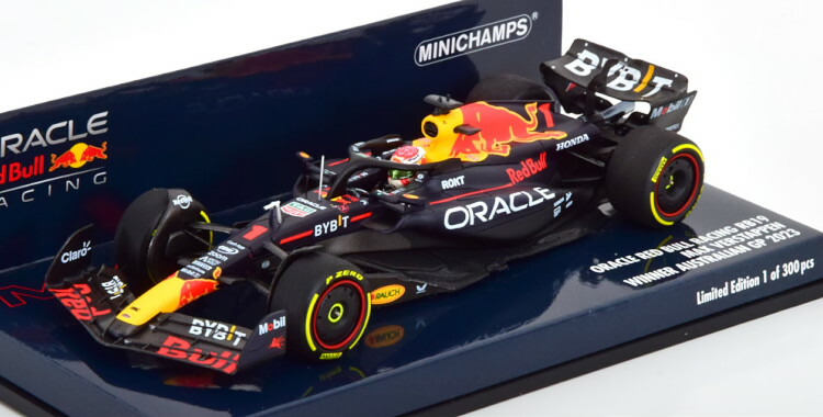 楽天市場】ミニチャンプス 1/43 レッドブル RB19 優勝 オーストラリア