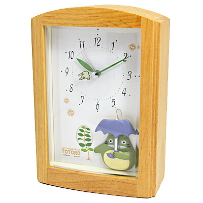 楽天市場】☆リズム時計【となりのトトロ】オルゴール目覚まし時計