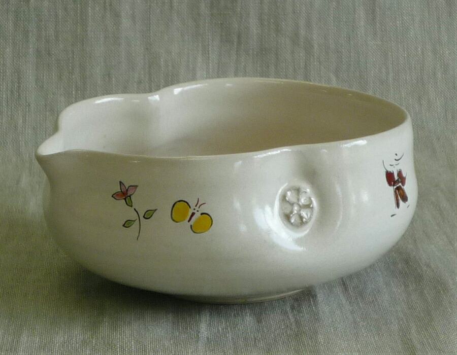 楽天市場】赤膚焼 奈良絵花瓶 昭山窯 白 奈良絵 花入 : 赤膚焼窯元