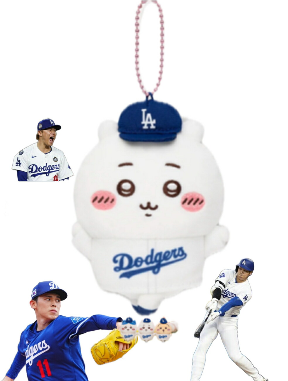 楽天市場】ちいかわ×MLB TOKYO SERIES マスコット ちいかわ