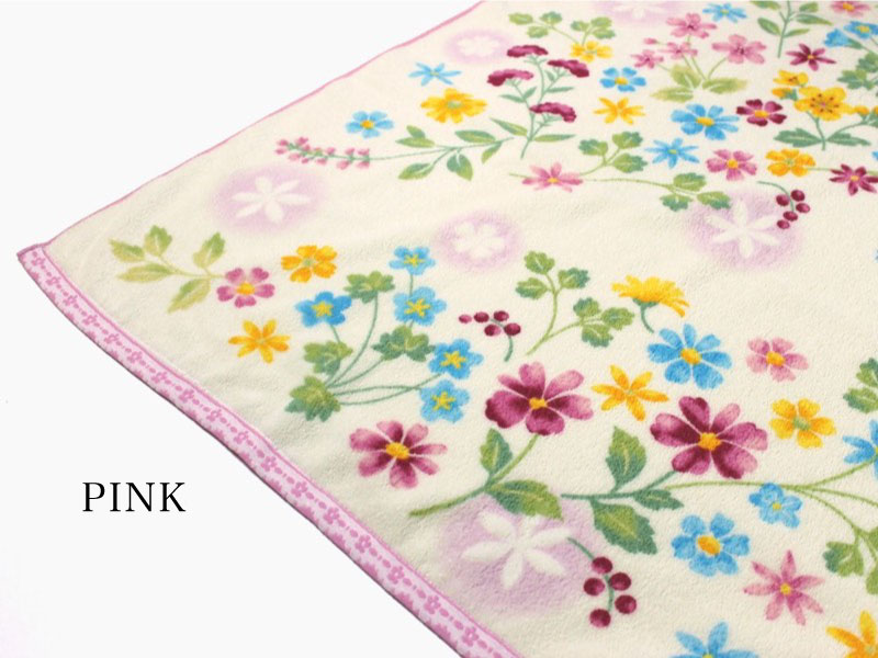 楽天市場】大判バスタオル 今治産 花柄プリント 95×150cm ジョリー