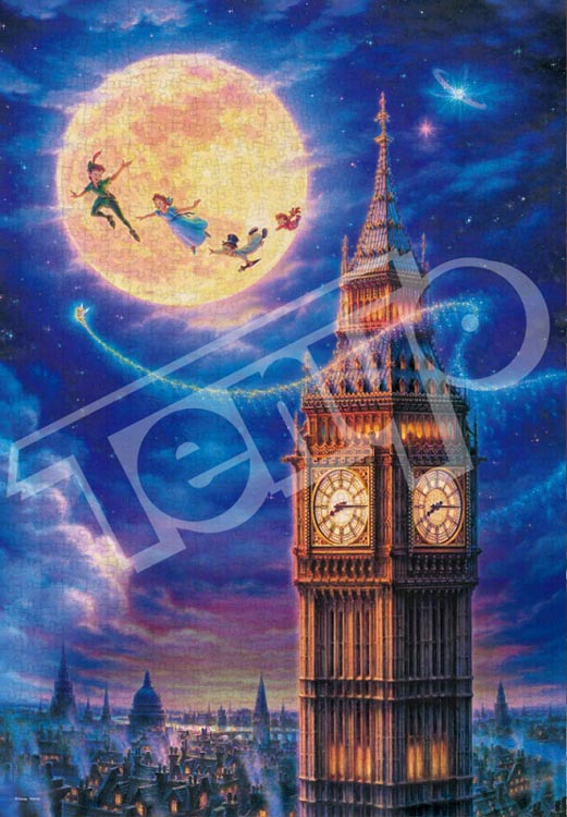 楽天市場】ジグソーパズル ムーンライト フライ(ピーターパン) 1000