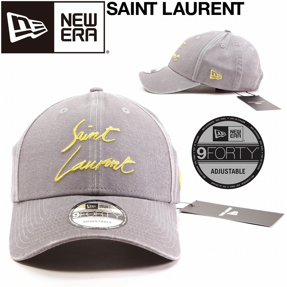 ニューエラ サンローラン コラボ 帽子 キャップ サンローラン SAINT